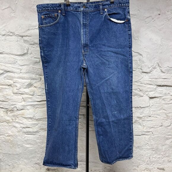 Levis 517 Jeans 46x30 42 Waist Actual Orange Tab Made in USA Boot Cut Vintage - Picture 1 of 7
